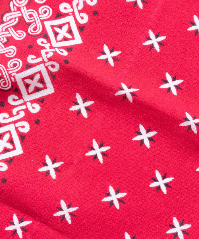 1950’s USA BANDANA WPL9939 TIGER BRAND - RED 1 - A'r139 Kamakura