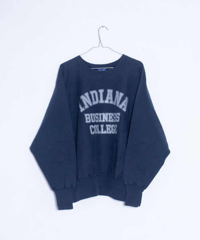2000's CHAMPION REVERSE WEAVE SWEATSHIRT MADE IN MEXICO INDIANA BUSINESS COLLEGE - A'r139 Kamakura
