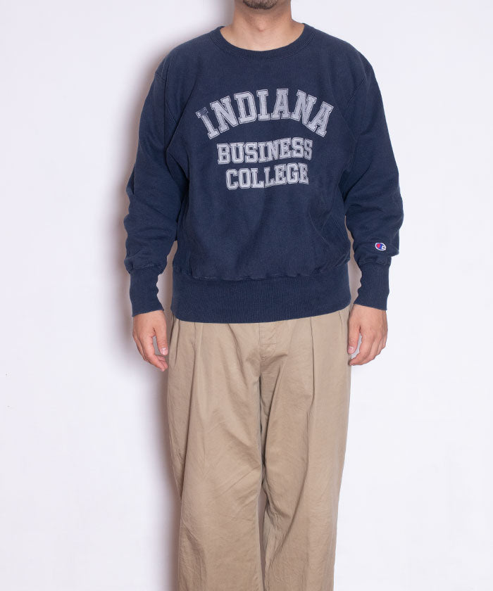 2000's CHAMPION REVERSE WEAVE SWEATSHIRT MADE IN MEXICO INDIANA BUSINESS COLLEGE - A'r139 Kamakura