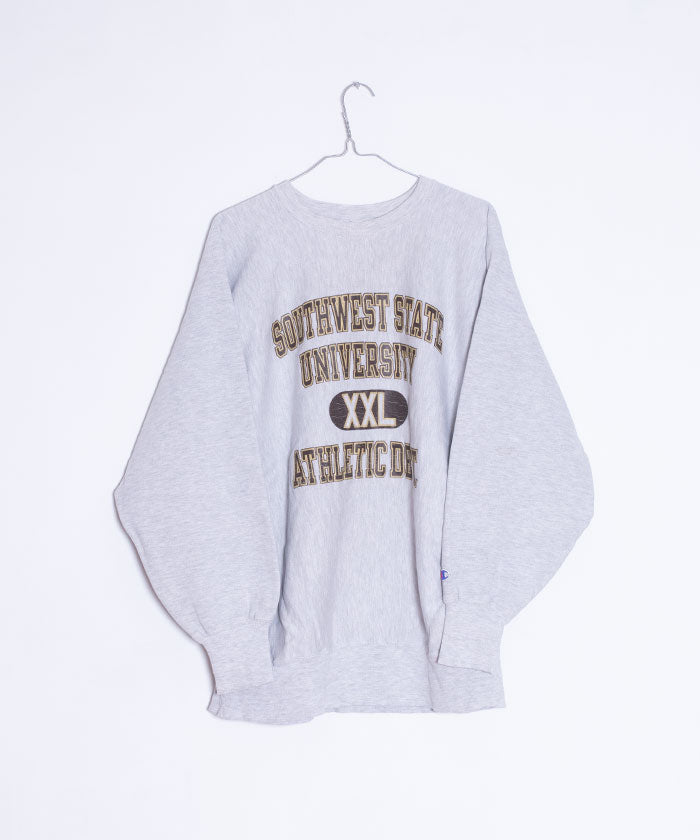 1990's CHAMPION REVERSE WEAVE SWEATSHIRT MADE IN MEXICO SOUTHWEST STATE UNIVERSITY - A'r139 Kamakura