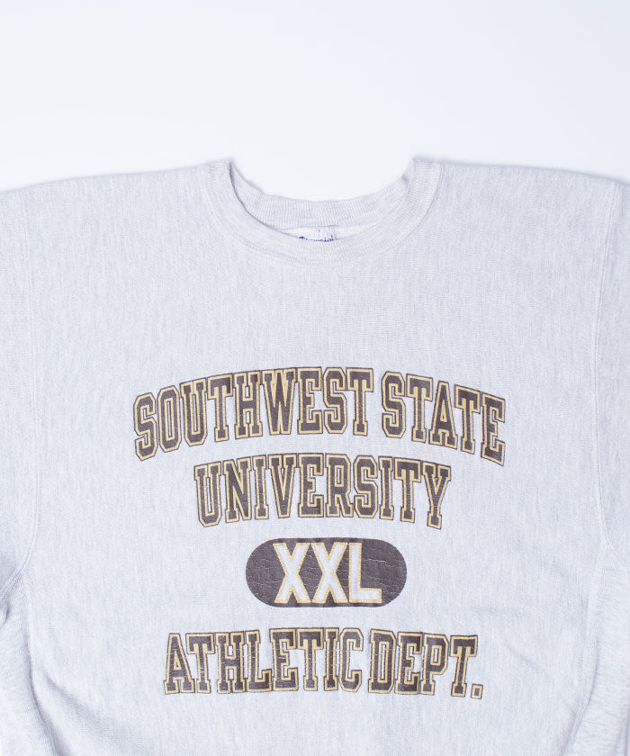1990's CHAMPION REVERSE WEAVE SWEATSHIRT MADE IN MEXICO SOUTHWEST STATE UNIVERSITY - A'r139 Kamakura