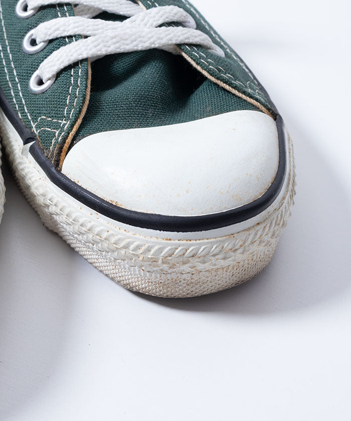 1990’s CONVERSE ALLSTAR LOWCUT SNEAKER - DEEP GREEN / アメリカ製 コンバース オールスター ローカットスニーカー 緑 9