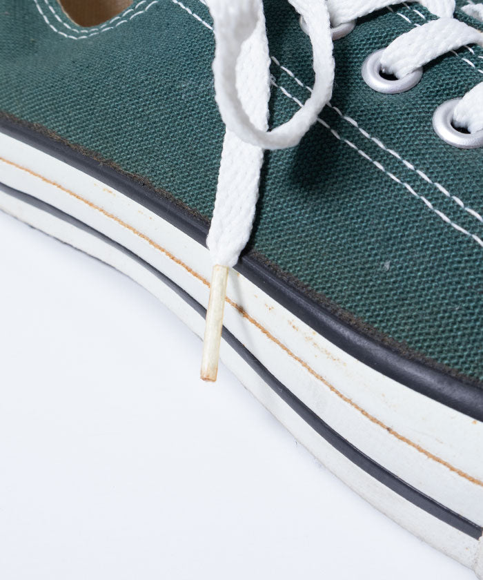 1990’s CONVERSE ALLSTAR LOWCUT SNEAKER - DEEP GREEN / アメリカ製 コンバース オールスター ローカットスニーカー 緑 9