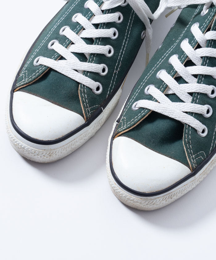 1990’s CONVERSE ALLSTAR LOWCUT SNEAKER - DEEP GREEN / アメリカ製 コンバース オールスター ローカットスニーカー 緑 9
