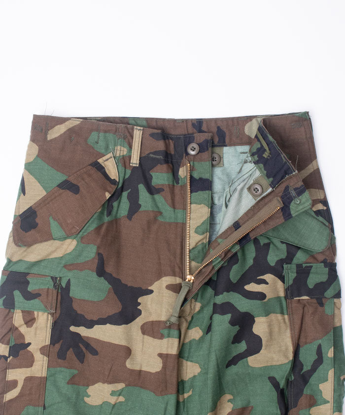 1980’s U.S ARMY M65 FIELD PANTS WOODLAND CAMO DEAD STOCK / アメリカ軍 M65フィールドパンツ カモフラージュ デッドストック アメリカ製 軍モノ 古着 ビンテージ ヴィンテージ 通販 オンラインショップ