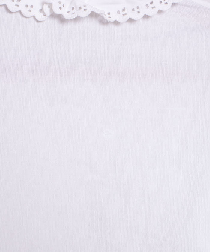 FRENCH ANTIQUE EDWARDIAN RUFFLE BLOUSE - A'r139 Kamakura