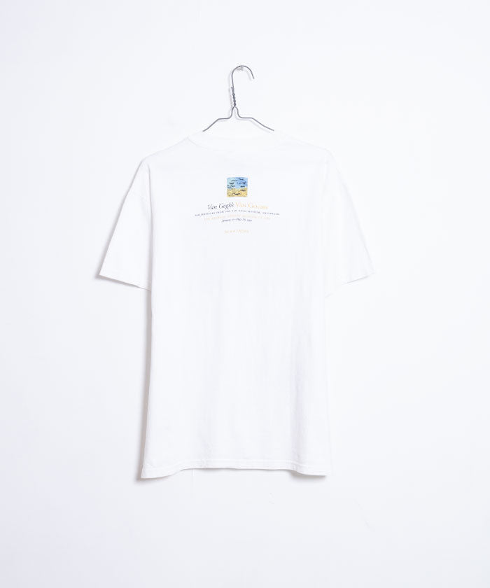 1990年的Vincent Van Gogh Lacma Wheatfield与Crows Art Tee
