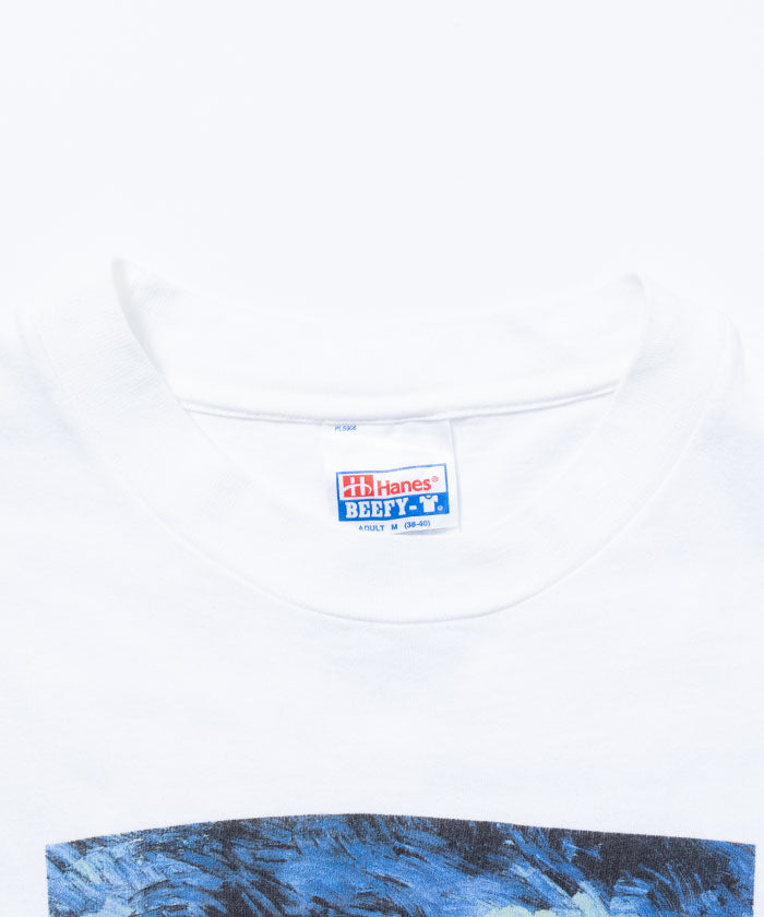 1990年的Vincent Van Gogh Lacma Wheatfield与Crows Art Tee