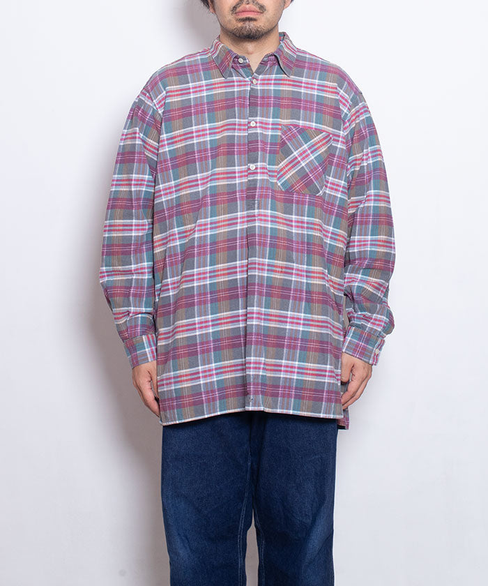 1960's REST' THEL FRENCH GRANDPA SHIRT / グランパシャツ フランス製