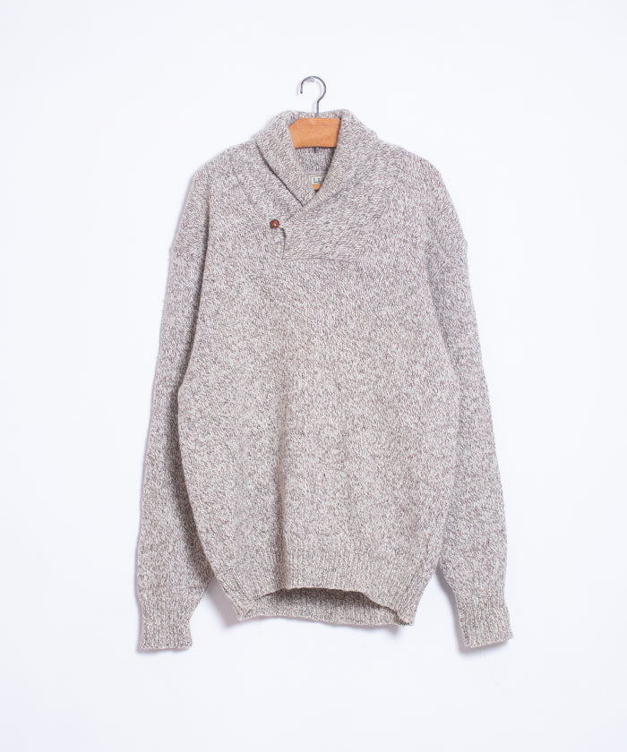 1970’s L.L.Bean SHAWL COLLAR KNITTED SWEATER - A'r139 Kamakura