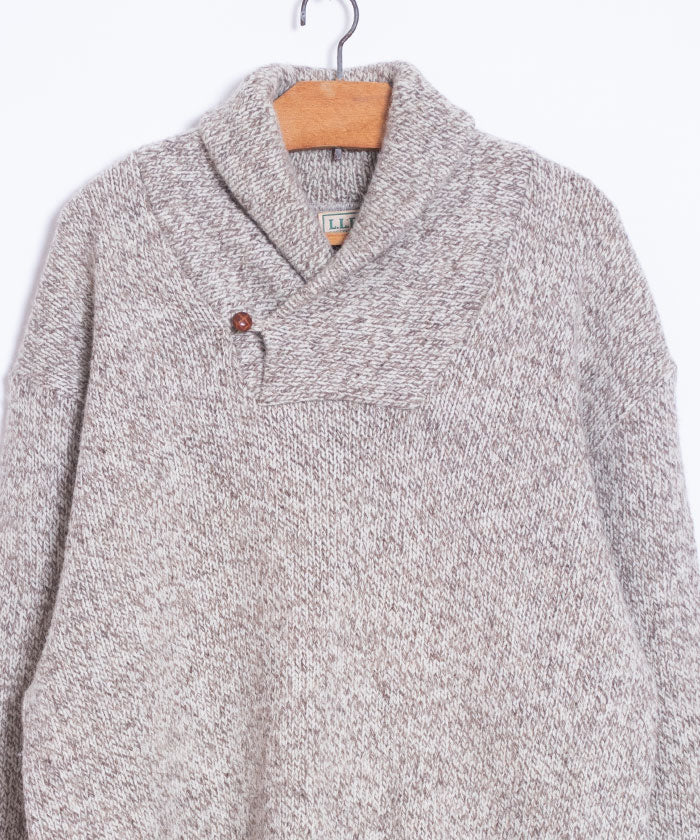 1970’s L.L.Bean SHAWL COLLAR KNITTED SWEATER - A'r139 Kamakura
