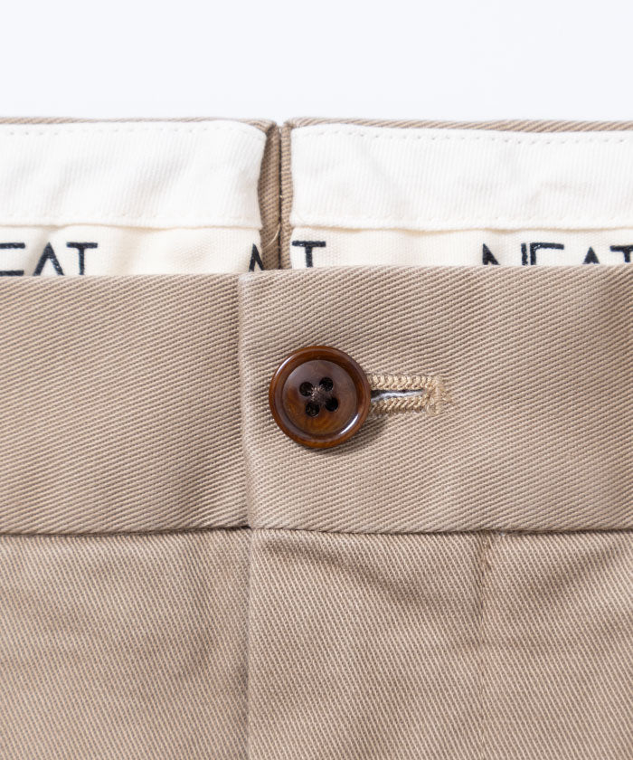【NEAT】NEAT CHINO - BEIGE / ニート ニートチノ チノパン ベージュ 黒 2025SS 2025春夏 新作 通販 オンラインショップ 正規取扱店 神奈川 鎌倉