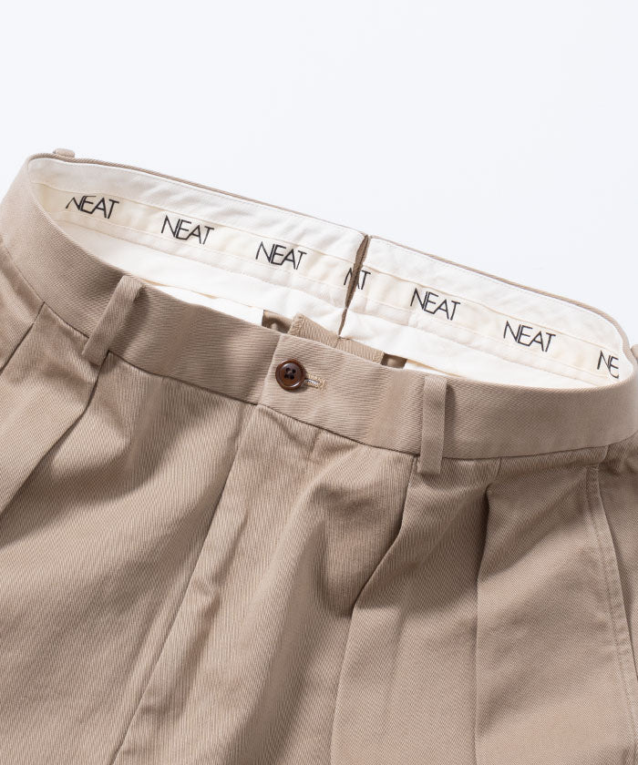 【NEAT】NEAT CHINO - BEIGE / ニート ニートチノ チノパン ベージュ 黒 2025SS 2025春夏 新作 通販 オンラインショップ 正規取扱店 神奈川 鎌倉