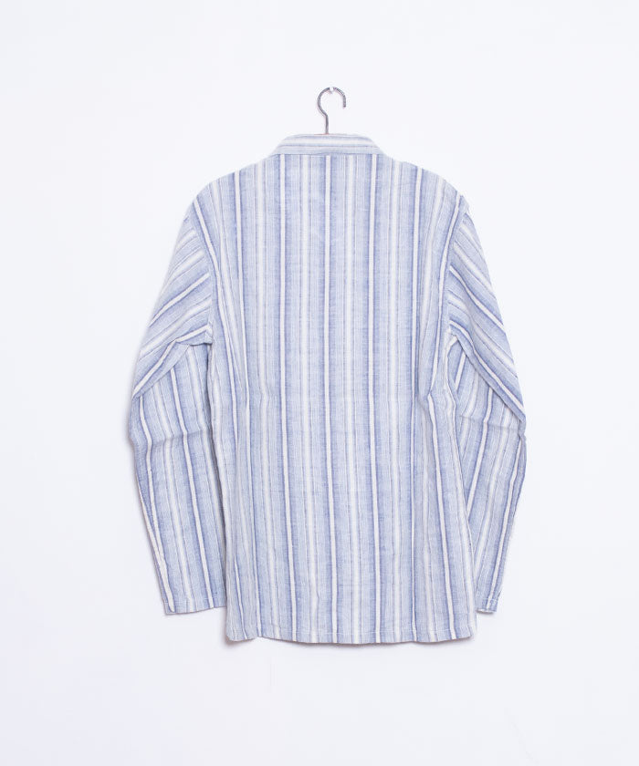 1940’s FRENCH MILITARY FLANNEL PAJAMA SHIRT DEADSTOCK - A'r139 Kamakura