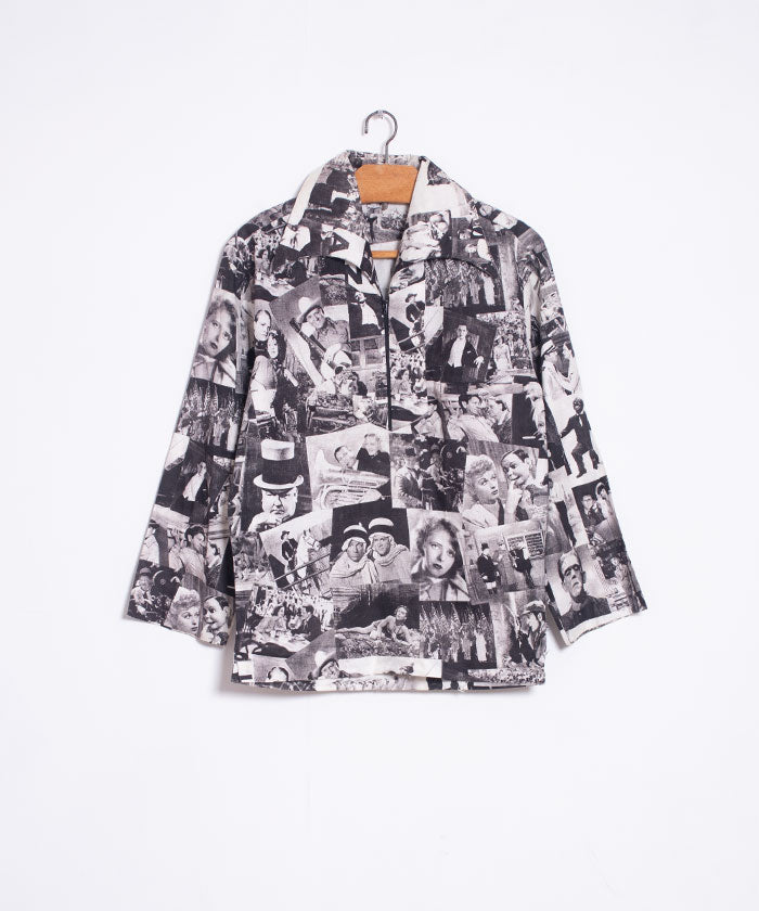 1960-70’s HOLLYWOOD MOVIE PRINTED SHIRT - A'r139 Kamakura