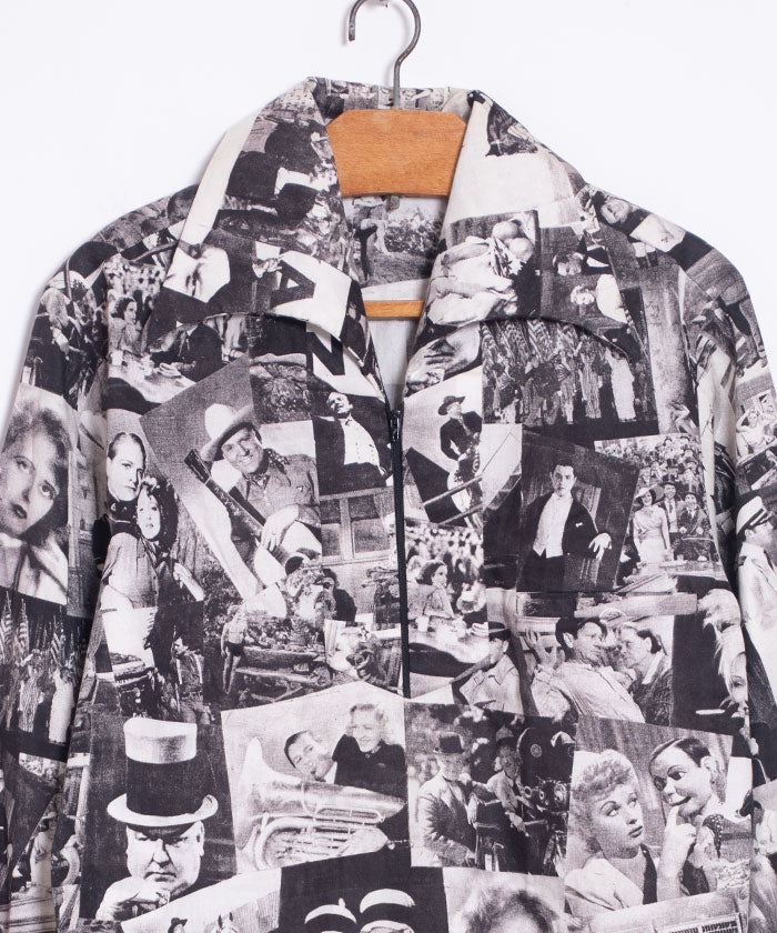 1960-70’s HOLLYWOOD MOVIE PRINTED SHIRT - A'r139 Kamakura