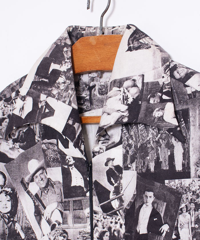 1960-70’s HOLLYWOOD MOVIE PRINTED SHIRT - A'r139 Kamakura