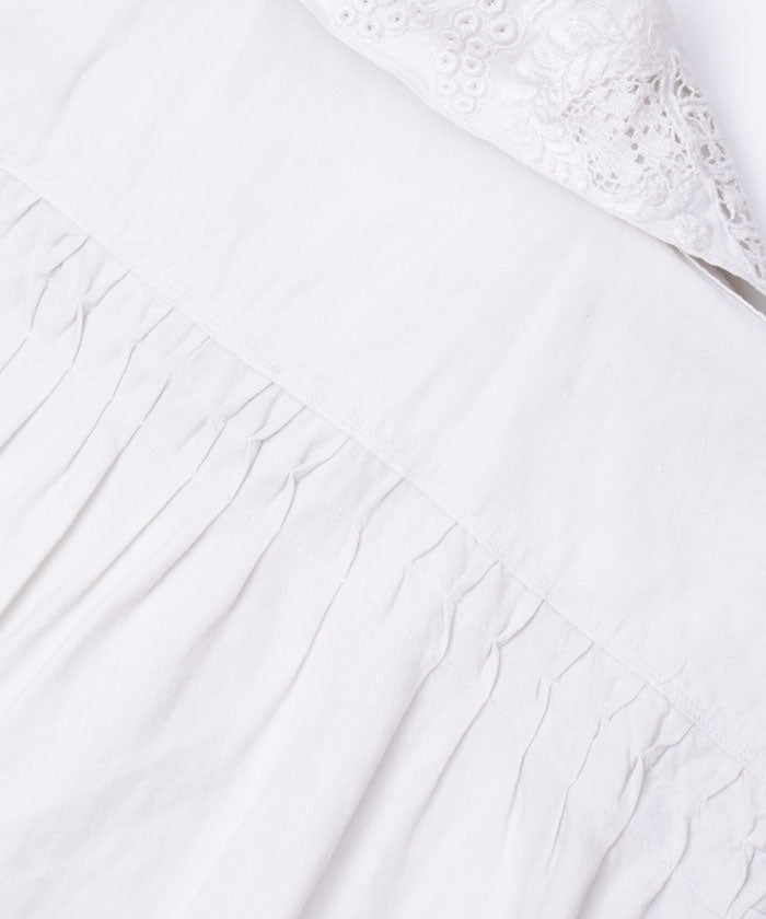 ANTIQUE ROMANIAN COTTON DRESS - A'r139 Kamakura