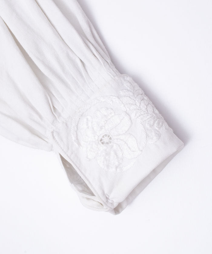 ANTIQUE ROMANIAN COTTON DRESS - A'r139 Kamakura