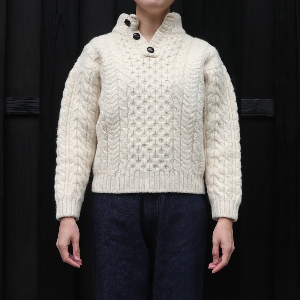 1990’s L.L.Bean ARAN SWEATER(ビンテージ エルエルビーン アランニットセーター)