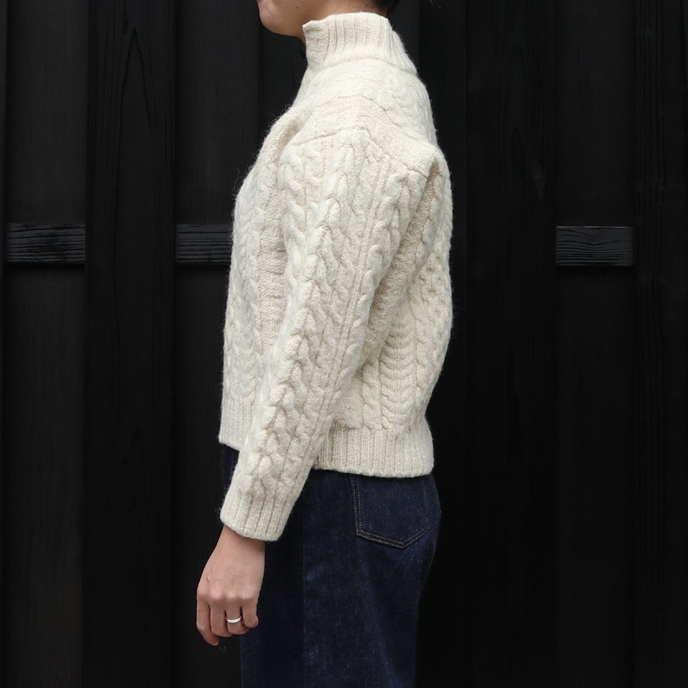 1990’s L.L.Bean ARAN SWEATER(ビンテージ エルエルビーン アランニットセーター)