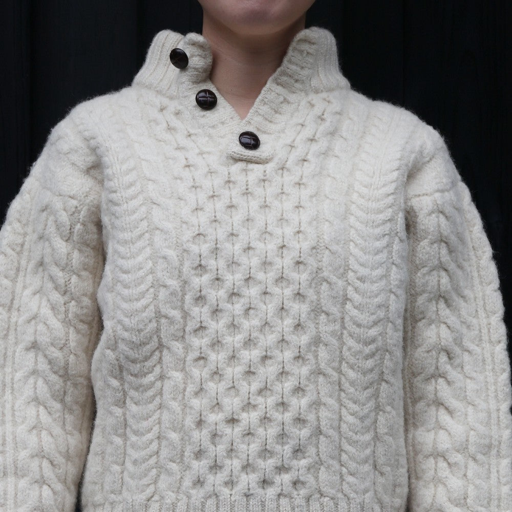 1990’s L.L.Bean ARAN SWEATER(ビンテージ エルエルビーン アランニットセーター)