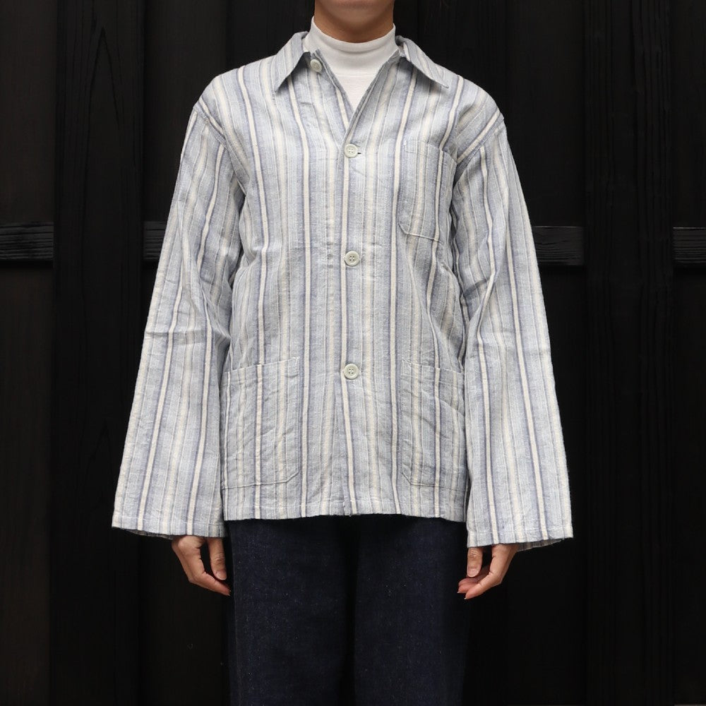 1940’s FRENCH MILITARY FLANNEL PAJAMA SHIRT DEADSTOCK(デッドストック フランス軍 フランネルパジャマシャツ)