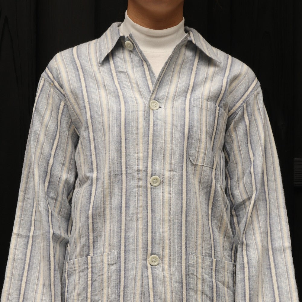 1940’s FRENCH MILITARY FLANNEL PAJAMA SHIRT DEADSTOCK(デッドストック フランス軍 フランネルパジャマシャツ)