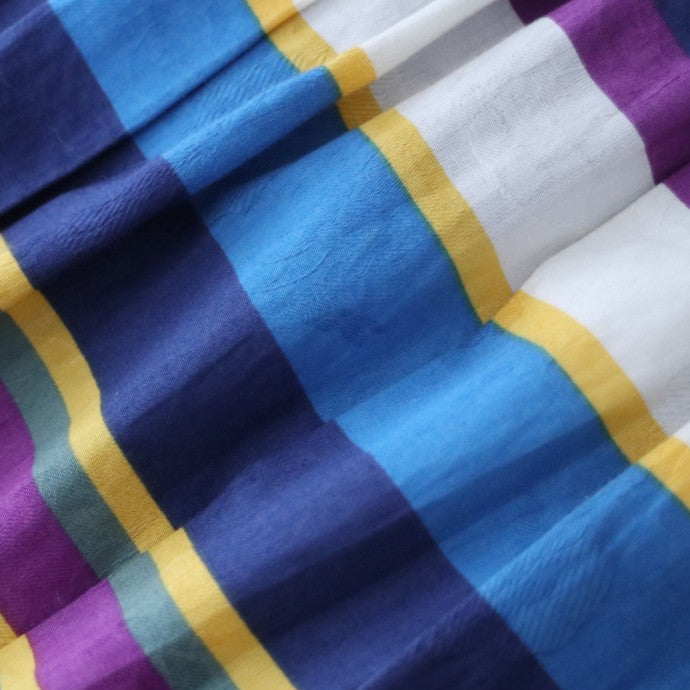 VINTAGE ALAN AUSTIN MULTI BORDER SKIRT(ビンテージ フランス製 マルチボーダースカート)