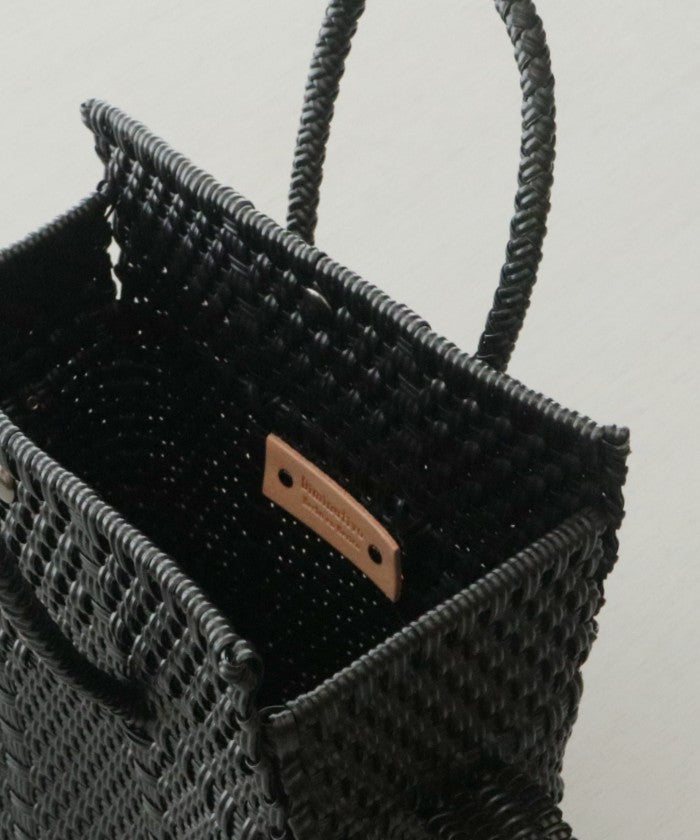 【Diminutivo】BOX BASKET WITH SHOULDER STRAP SL / ディミヌティーボ ボックスバスケット ショルダーバッグ メルカドバッグ 