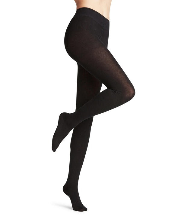 【FALKE】FALKE 48790 FAMILY TIGHTS WOMEN - BLACK / ファルケ ファミリータイツ コットンタイツ