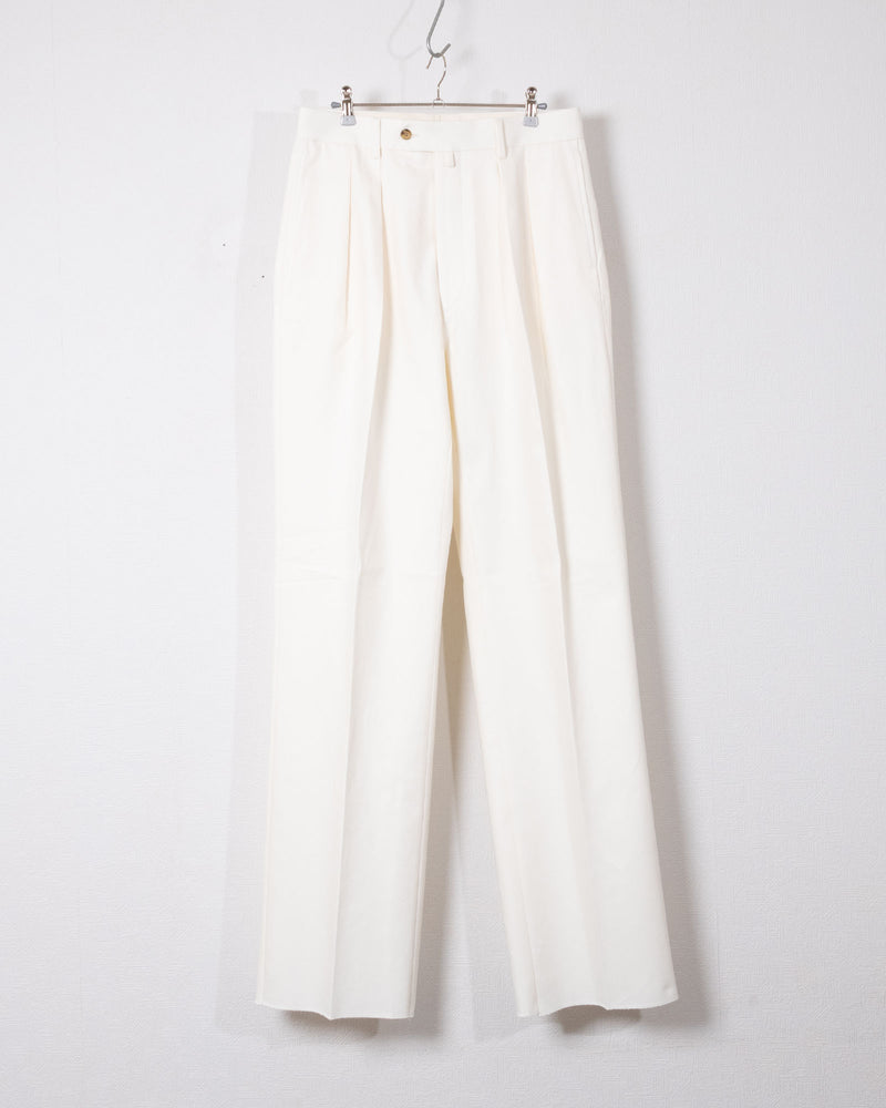 【NEAT】11.5OZ NATURAL SLUB DENIM WIDE - WHITE / ニート 11.5オンス ナチュラル スラブ デニム ワイド ホワイト2026AW 2026秋冬 正規取扱店 神奈川 鎌倉 ARZACH KAMAKURA オンラインショップ 通販