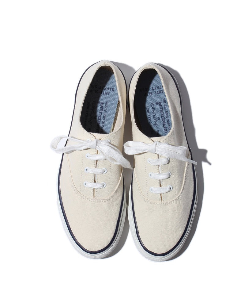 【ANATOMICA】WAKOUWA DECK SHOES LOW WHT SOLE - OFF WHITE / アナトミカ ワクワ デッキシューズ 定番