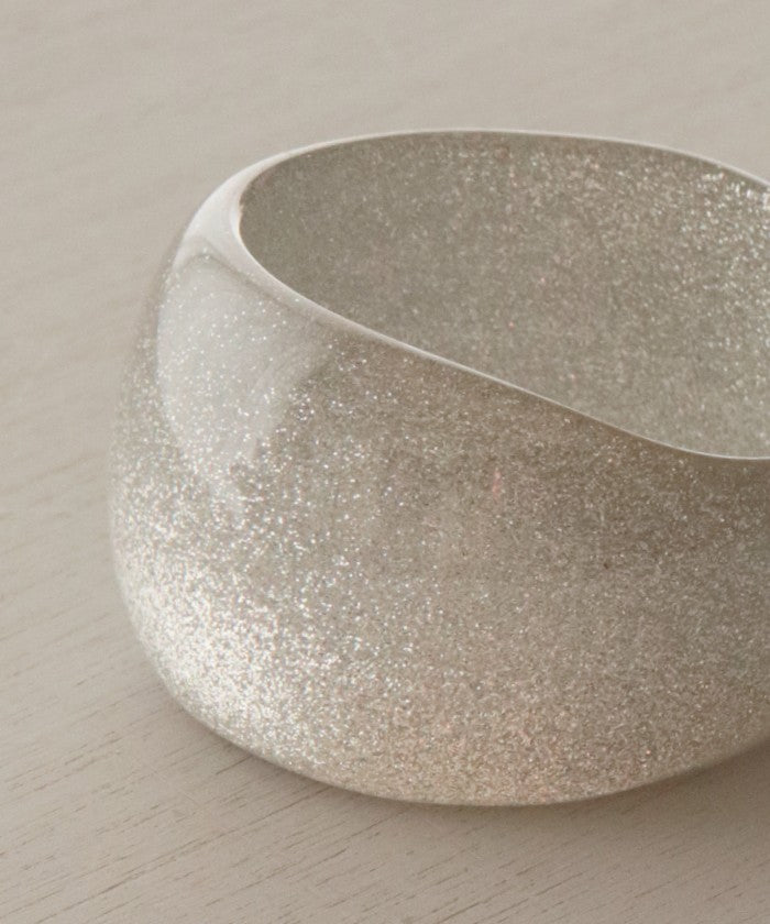 VINTAGE SILVERSTONE SPARKLING BANGLE - A'r139 Kamakura