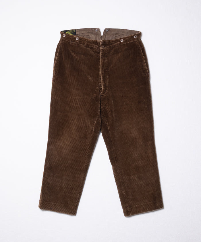 1930-40's LE MONT ST MICHEL CORDUROY WORK PANTS