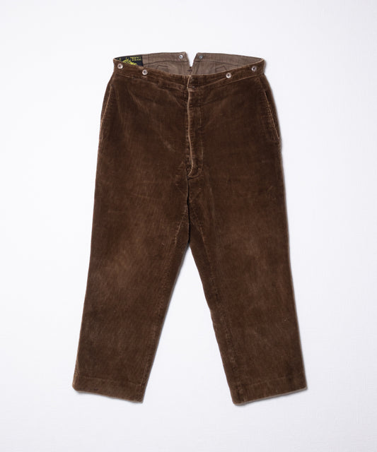 1930-40's LE MONT ST MICHEL CORDUROY WORK PANTS