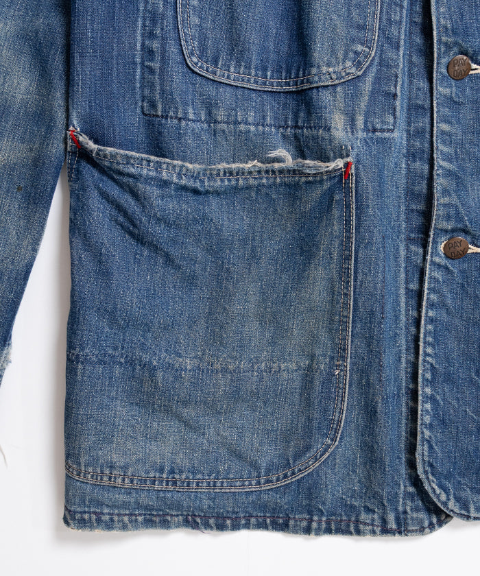 1940's PAYDAY WORK JACKET COVERALL - A'r139 Kamakura