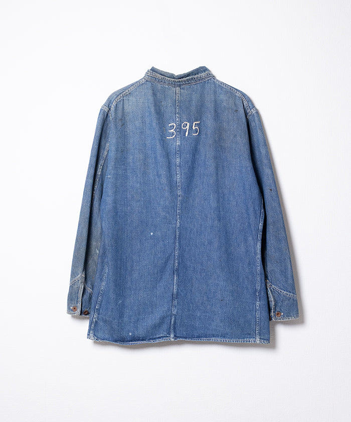 1940's WWⅡ DENIM JACKET COVERALL - A'r139 Kamakura