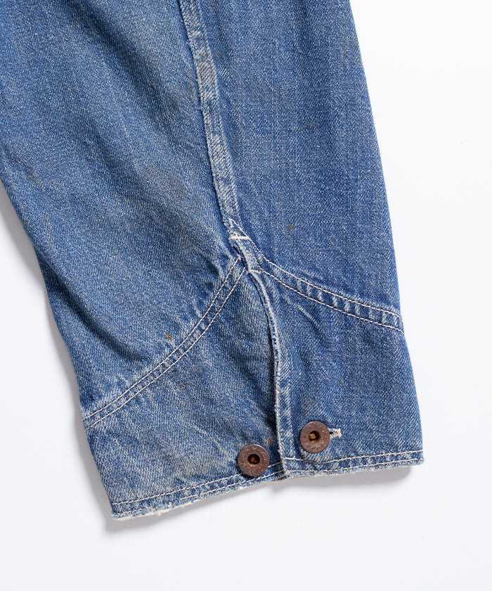 1940's WWⅡ DENIM JACKET COVERALL - A'r139 Kamakura