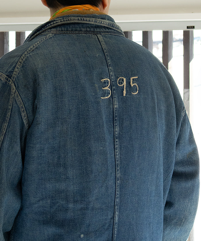 1940's WWⅡ DENIM JACKET COVERALL - A'r139 Kamakura