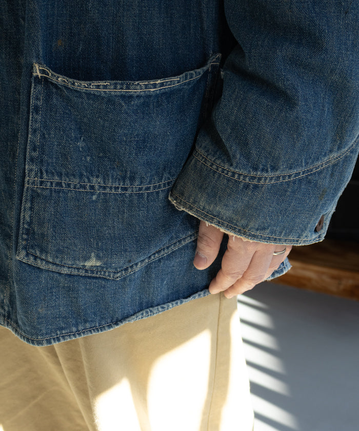 1940's WWⅡ DENIM JACKET COVERALL - A'r139 Kamakura