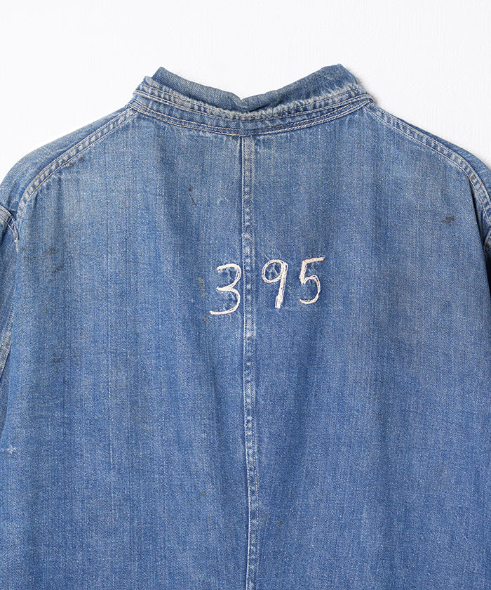 1940's WWⅡ DENIM JACKET COVERALL - A'r139 Kamakura
