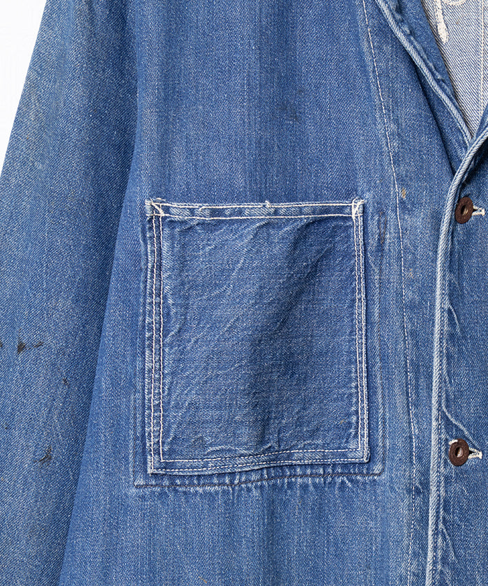 1940's WWⅡ DENIM JACKET COVERALL - A'r139 Kamakura
