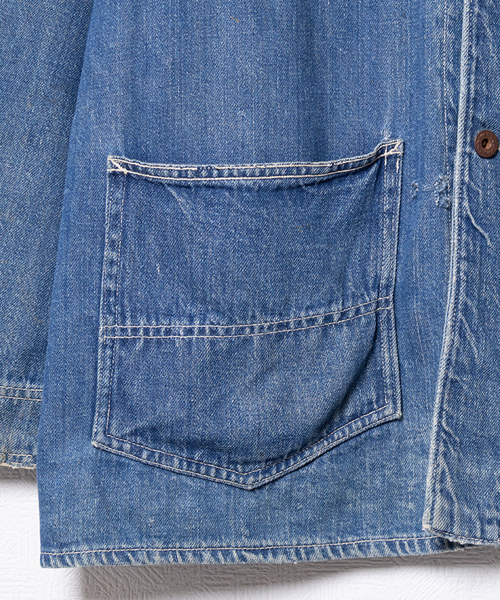 1940's WWⅡ DENIM JACKET COVERALL - A'r139 Kamakura