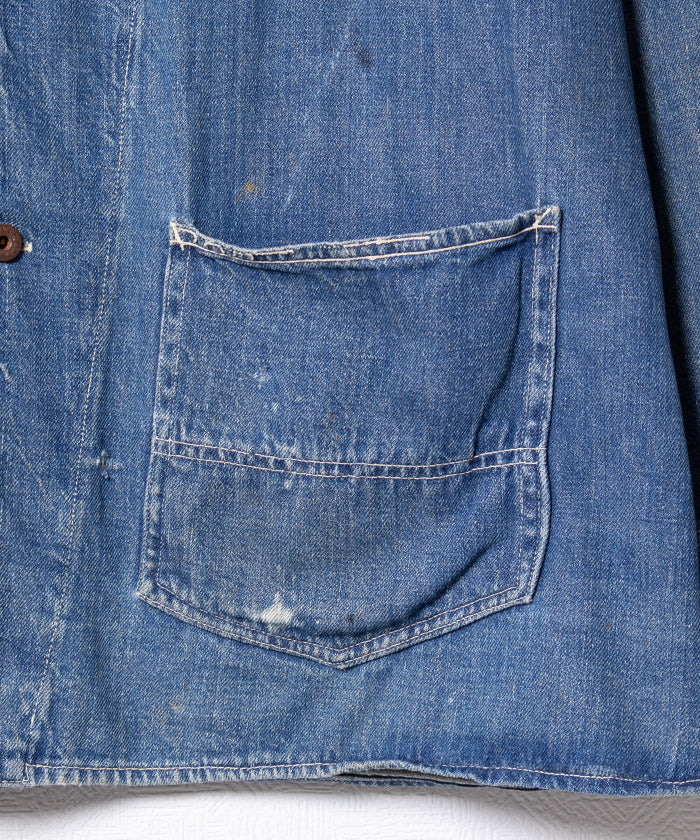 1940's WWⅡ DENIM JACKET COVERALL - A'r139 Kamakura