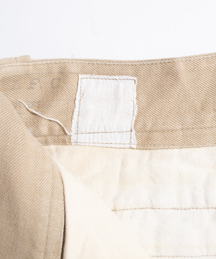 1950-60’s FRENCH ARMY M52 CHINO PANTS - 23 ‐ 1