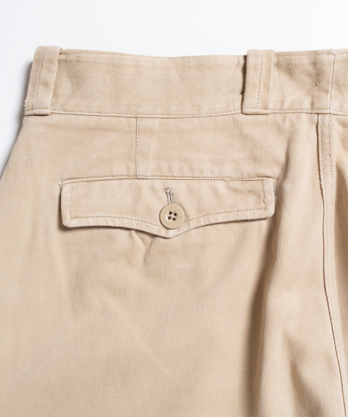 1950-60’s FRENCH ARMY M52 CHINO PANTS - 23 ‐ 1