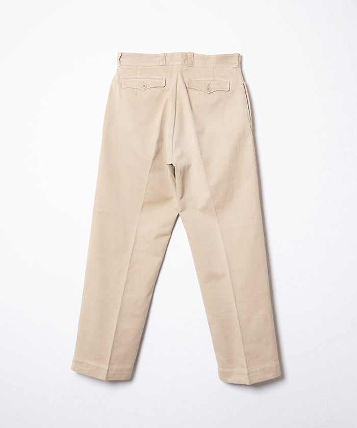 1950-60's FRENCH ARMY M52 CHINO PANTS - 23 / フランス軍 M52 チノパンツ