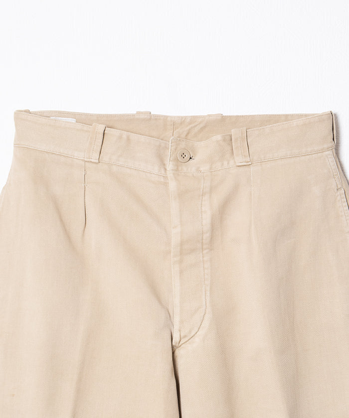 1950-60’s FRENCH ARMY M52 CHINO PANTS - 23 ‐ 1