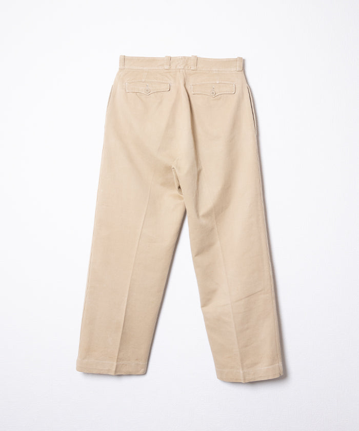 1950-60’s FRENCH ARMY M52 CHINO PANTS - 23 ‐ 2